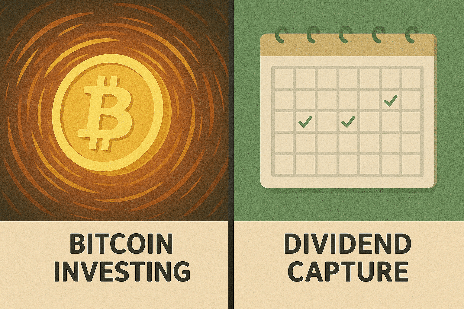 Crypto is speculation. Dividend Capture is strategy