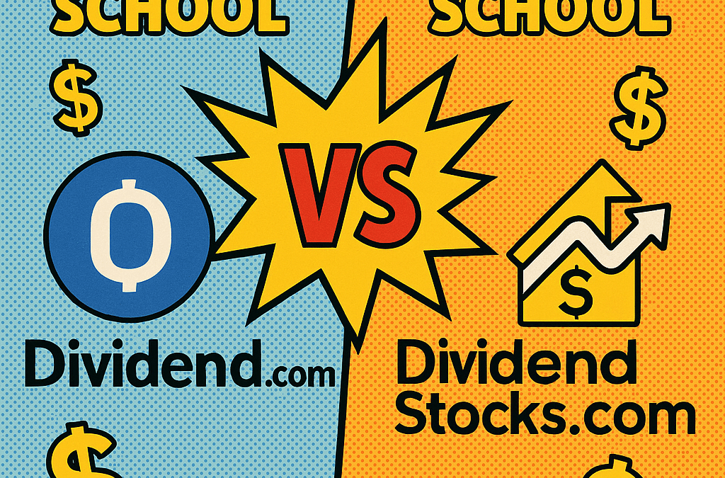 Dividend.com vs DividendStocks.com: Old Guard vs Rising Star