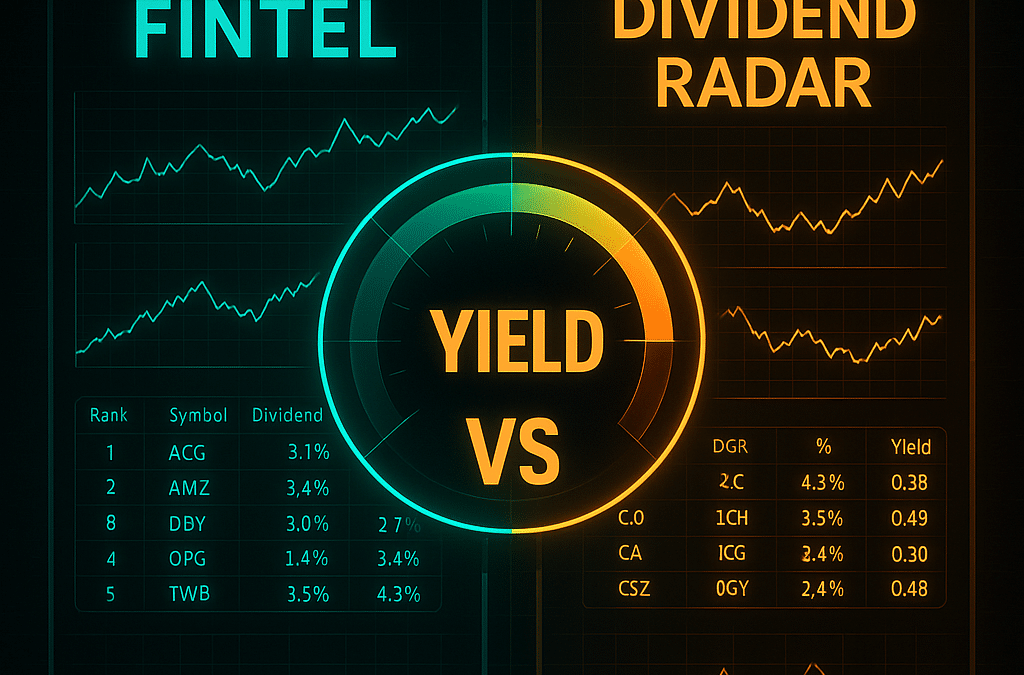 Fintel vs Dividend Radar: Insider Signals vs Dividend Standards