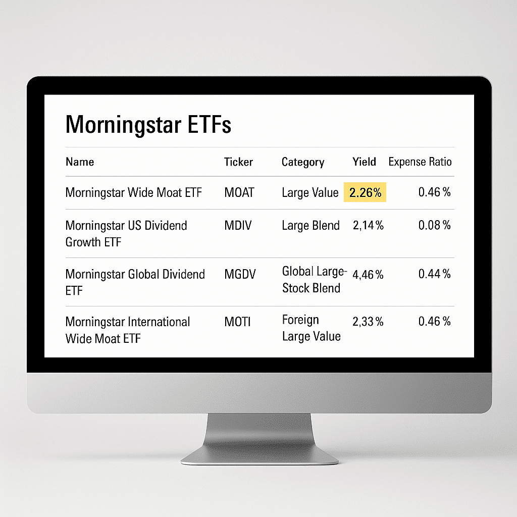 Morningstar Review for dividend capture