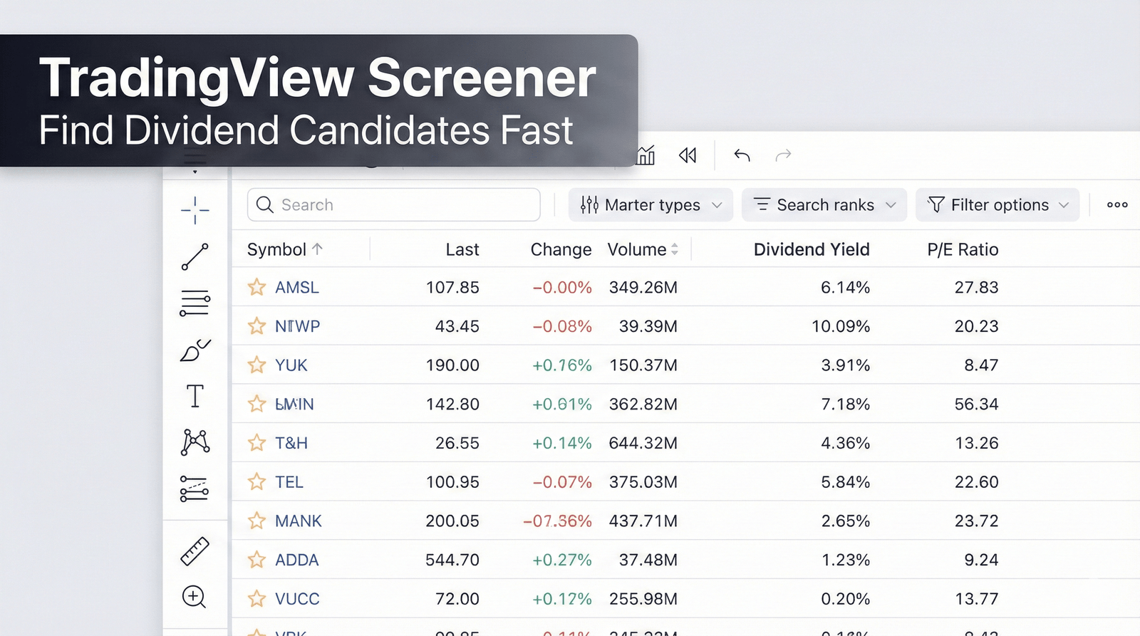 TradingView Screener