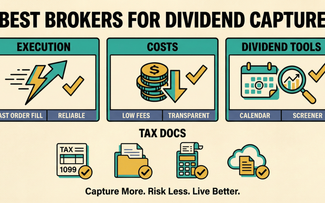 Best Brokers for Dividend Capture: What Actually Matters for Yield Raiders