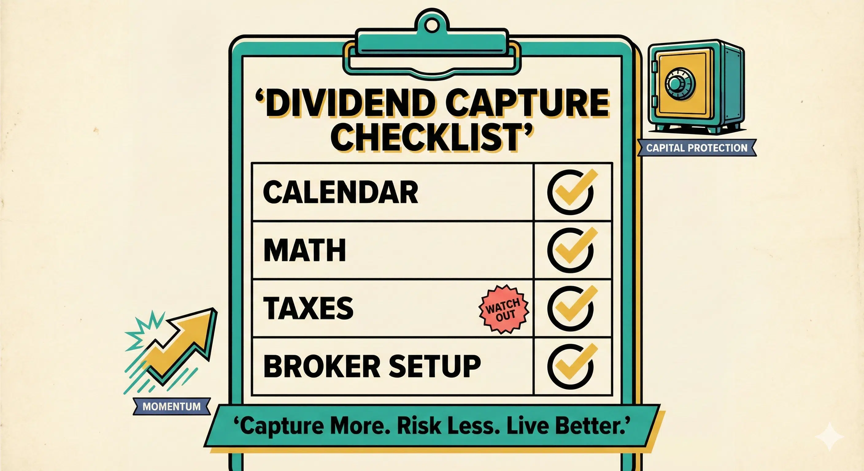 Dividend capture checklist