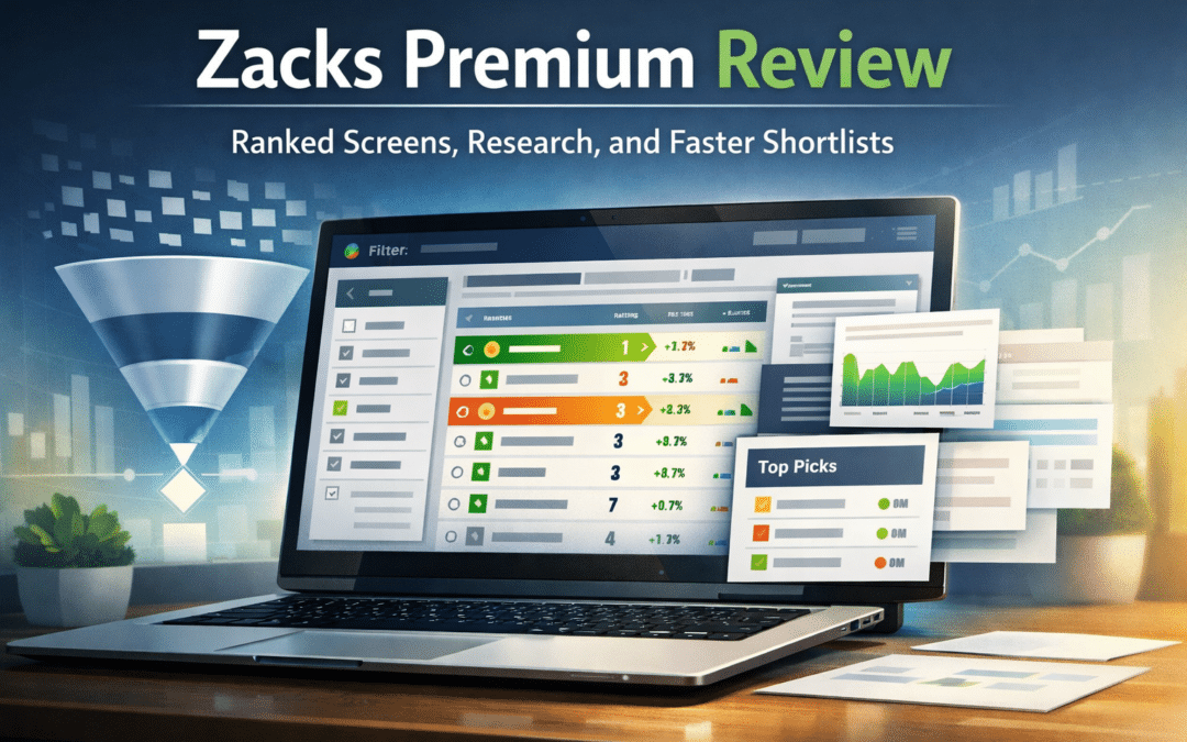 Zacks Premium Review: Ranked Screens, Research, and Faster Shortlists