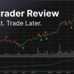 Backtrader Review - plot showing price chart with trade markers and backtest results