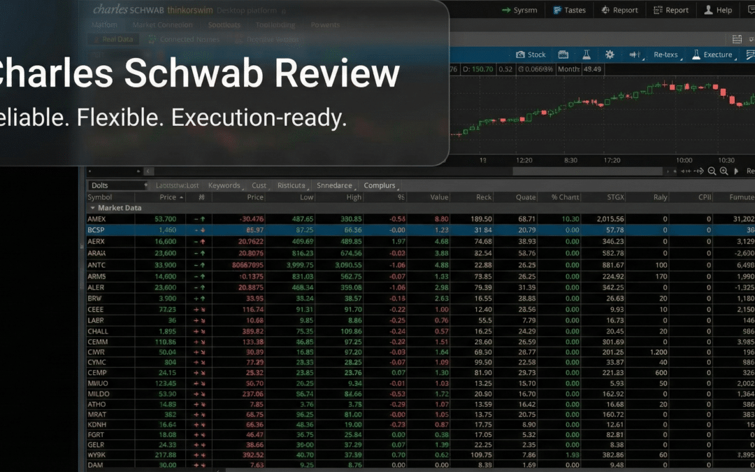 Charles Schwab Review: A Clean, Reliable Broker with thinkorswim and Strong Tax-Lot Control