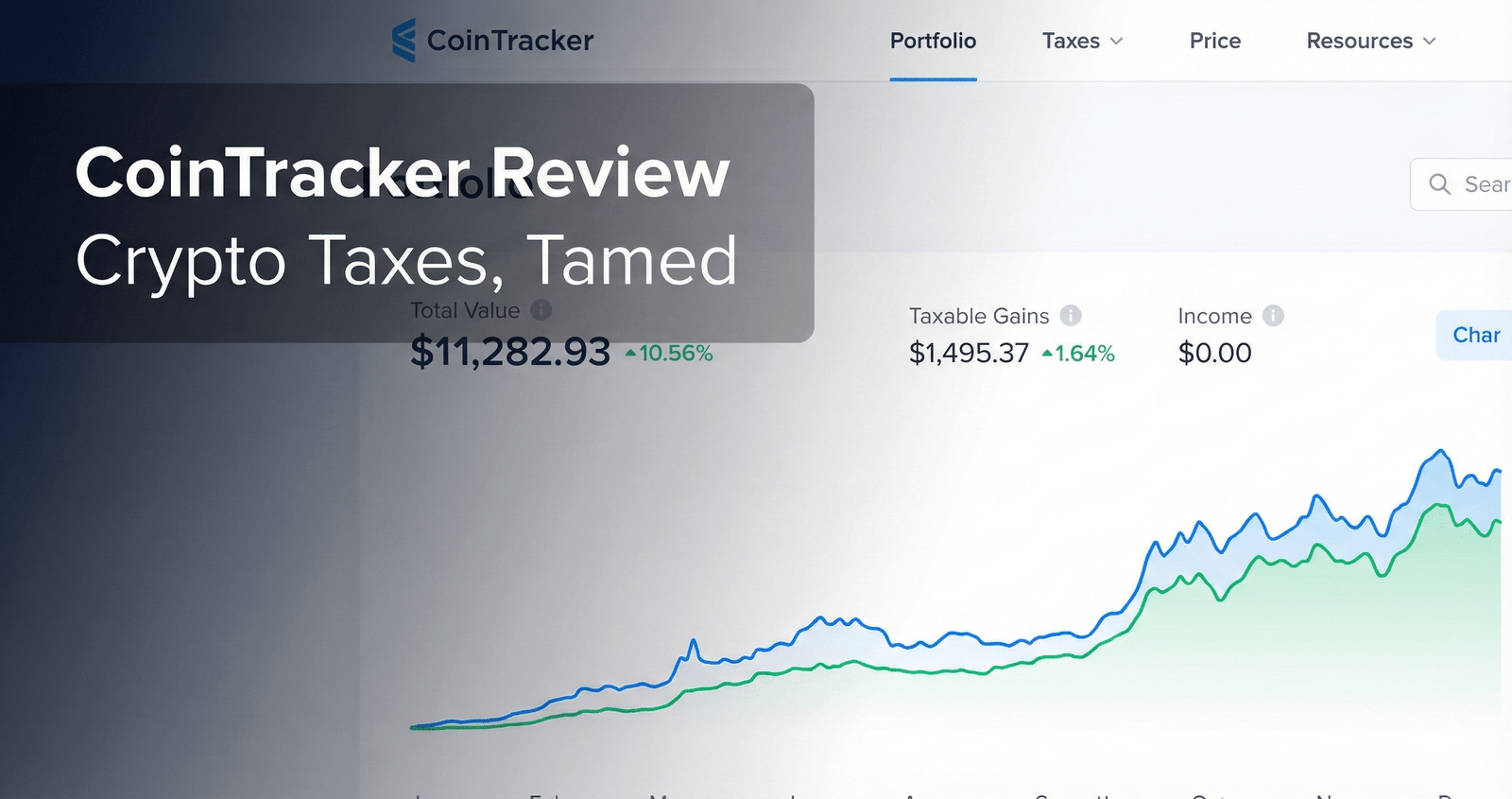 CoinTracker Review - crypto tax software interface
