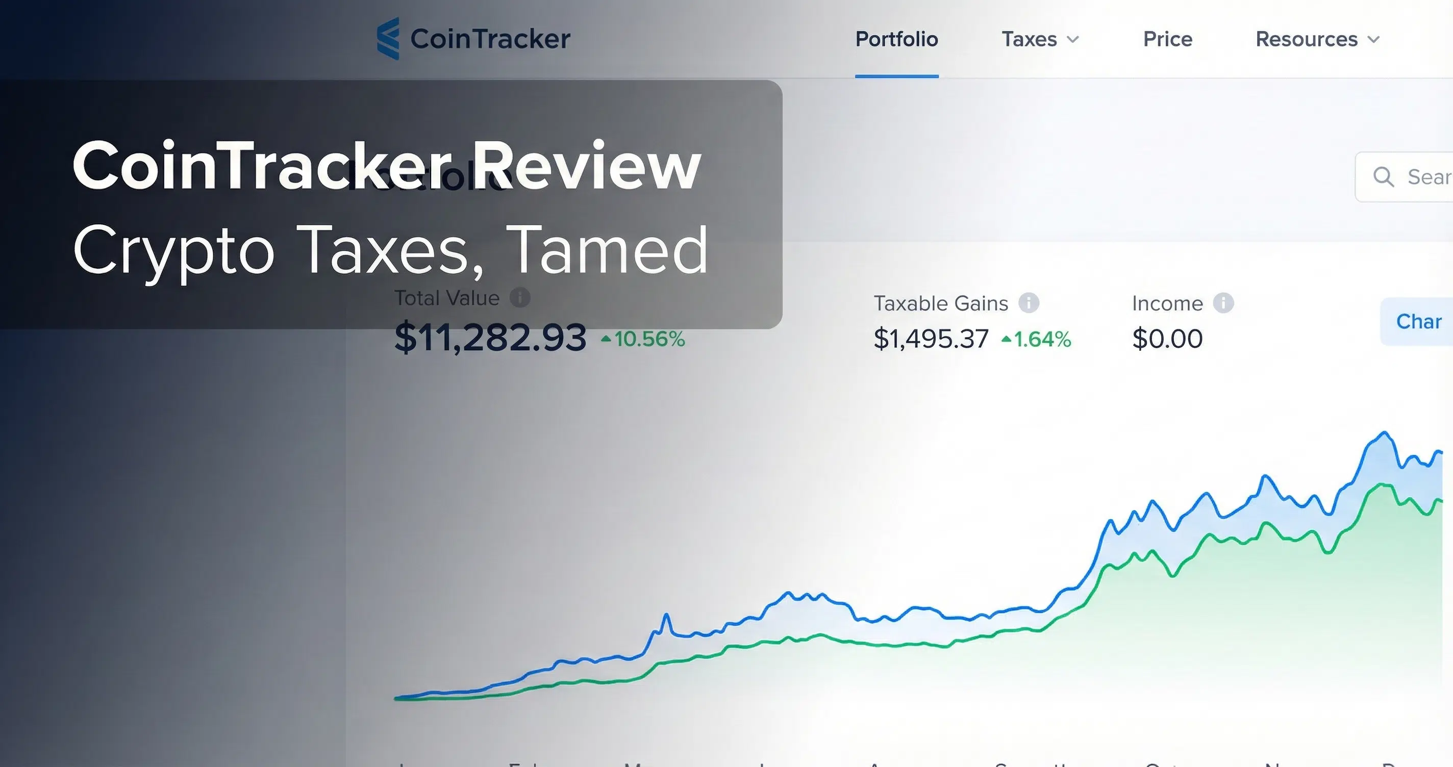 CoinTracker Review - crypto tax software interface