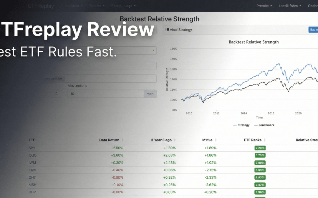 ETFReplay Review: ETF Backtesting for People Who Want a Process (Not a Pep Talk)