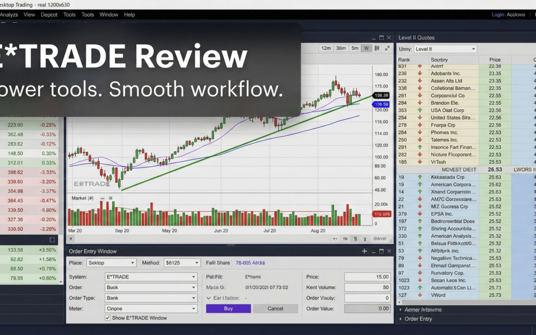 ETRADE Review: Power ETRADE Tools, Solid Options Workflow, and a Smooth Trading Experience