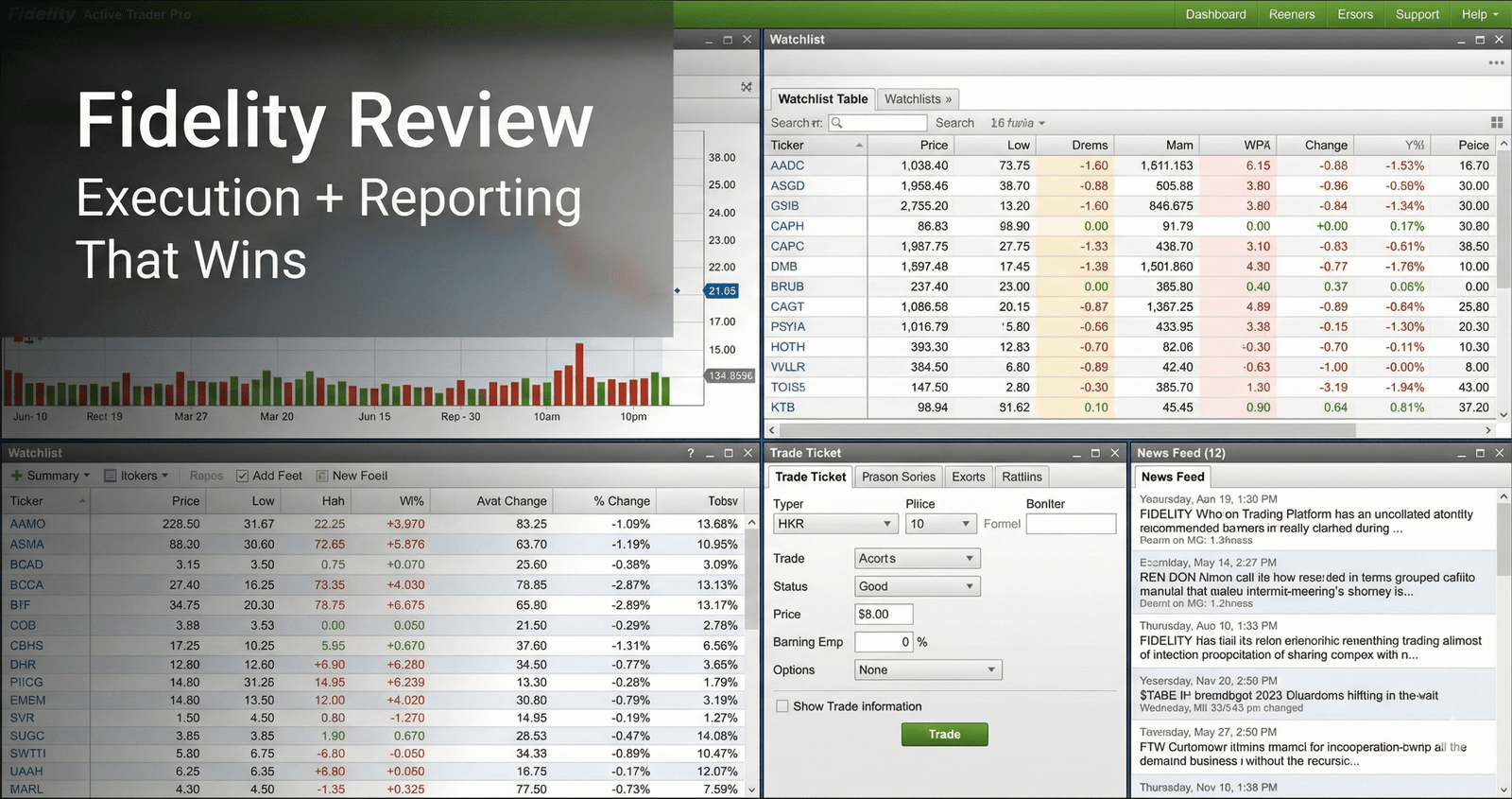 Fidelity Active Trader Pro trading platform interface