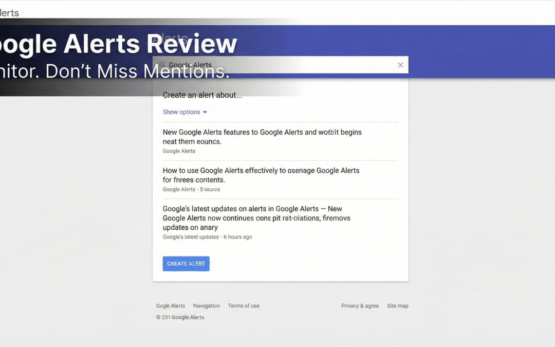 Google Alerts Review: Simple Email Alerts for News, Dividend Mentions & Market Monitoring