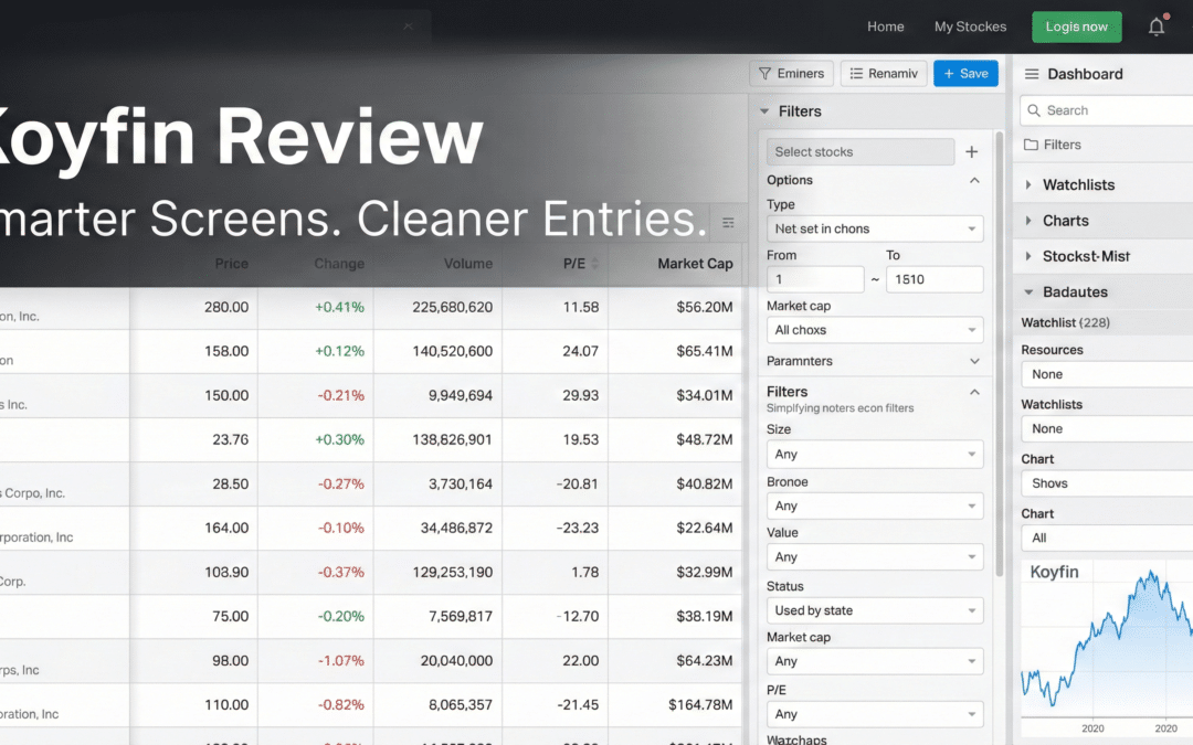 Koyfin Review: A Sleek Research Terminal for Screeners, Dashboards & Macro Context