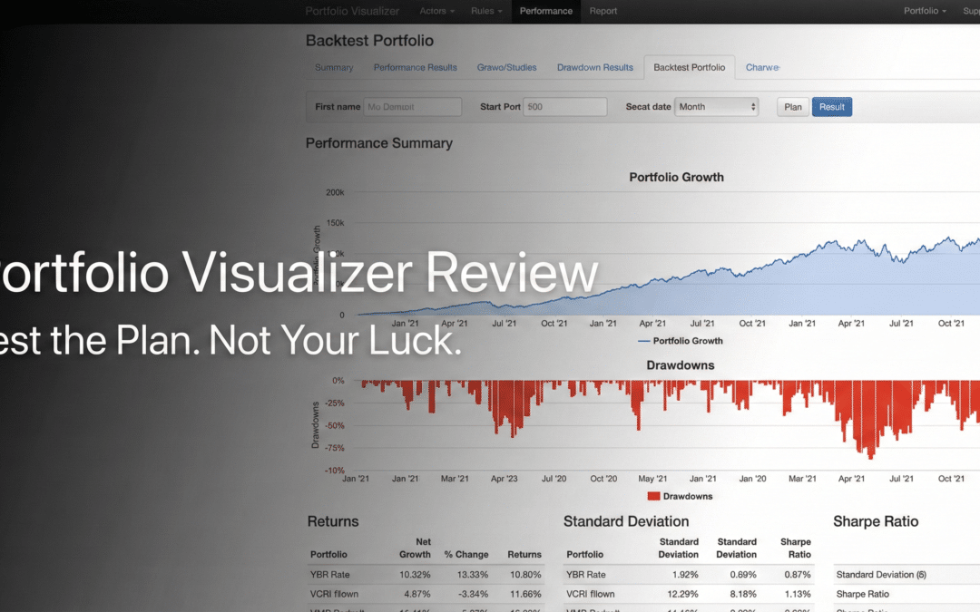 Portfolio Visualizer Review: Backtesting and Risk Tools for Investors Who Refuse to Wing It