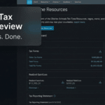 Charles Schwab Tax Center Review showing tax forms and 1099 access
