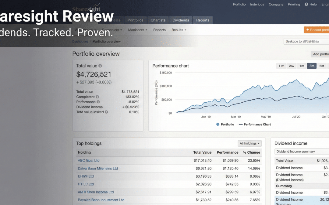 Sharesight Review: Dividend Tracking & Total-Return Reporting for Serious Portfolio Nerds