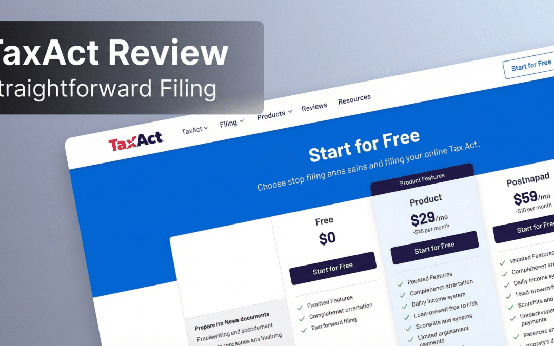 TaxAct Review: A Practical, No-Drama Filing Option